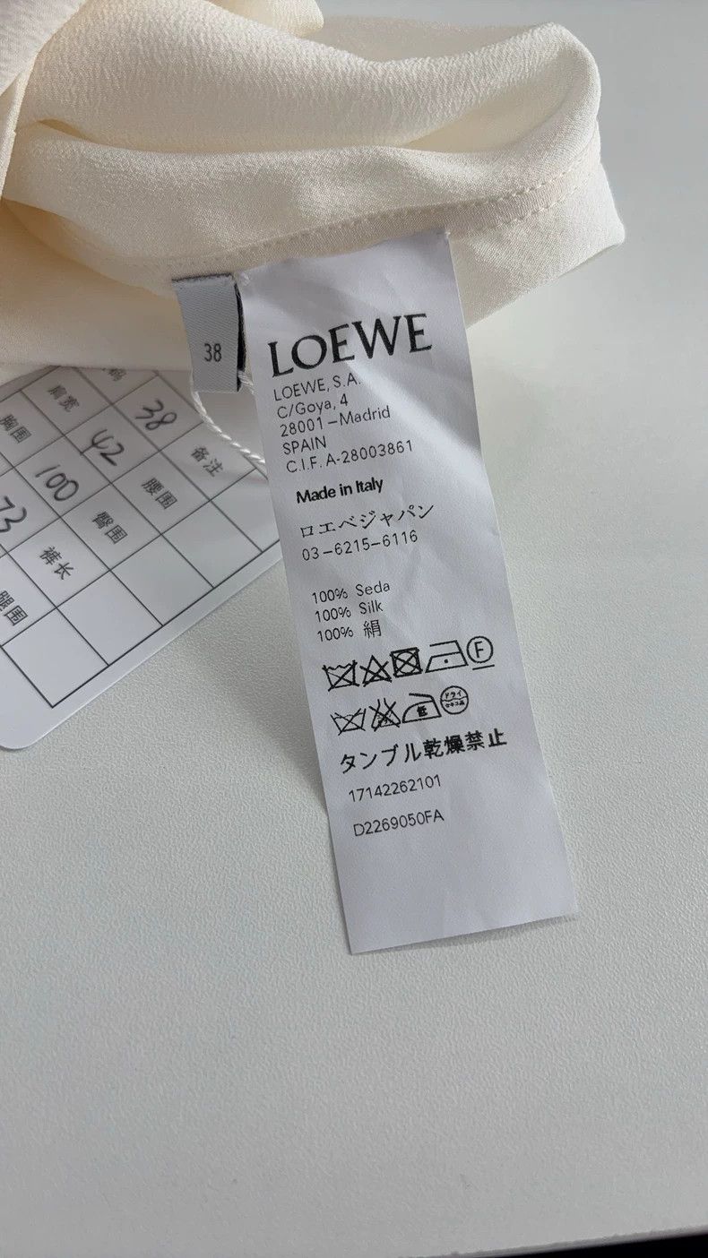 Loewe LOEWE American white embroidered kitten shirt Size XS / US 0-2 / IT 36-38 - 4 Thumbnail