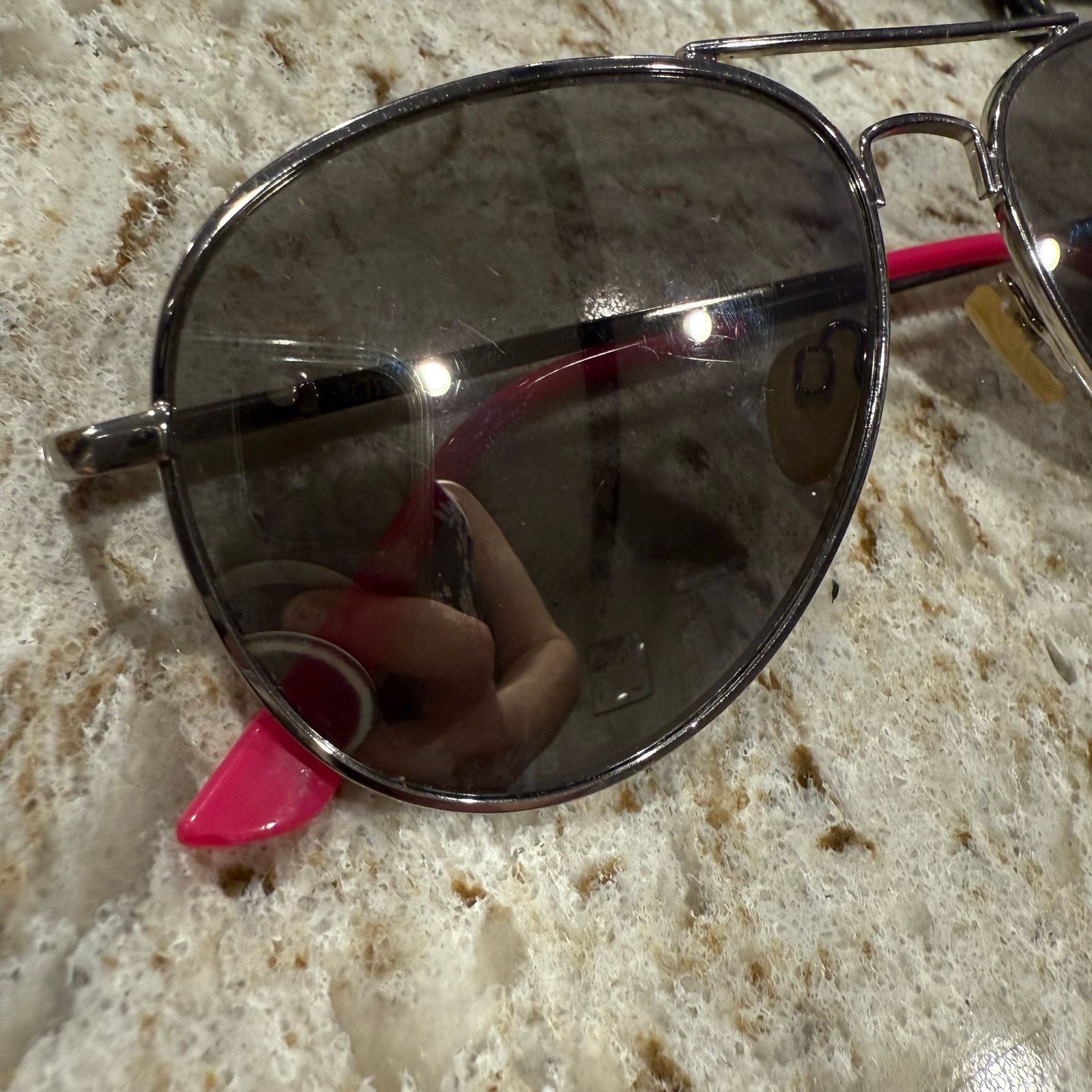 Betsey Johnson Betsey Johnson Aviator Sunglasses Size ONE SIZE - 3 Thumbnail