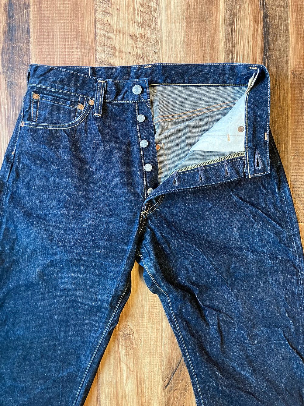 Japanese Brand TOKYO JEANS TJ-1 W30 x L33 Deer Skin Back Pocket Size US 30 / EU 46 - 6 Thumbnail