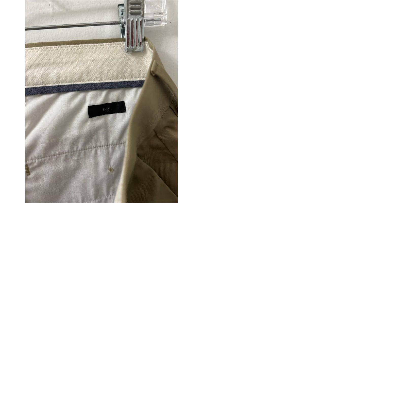 J.Crew J.CREW Bowery Pants Mens 36x32 Khaki Slim Straight Pockets Zip Button Dress Workwear Casual Pant Size US 36 / EU 52 - 9 Thumbnail