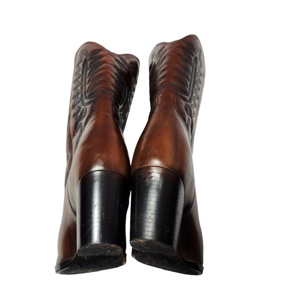 Vintage Carriboots Western Style winter boots size 10 brown Size US 10 / IT 40 - 3 Thumbnail