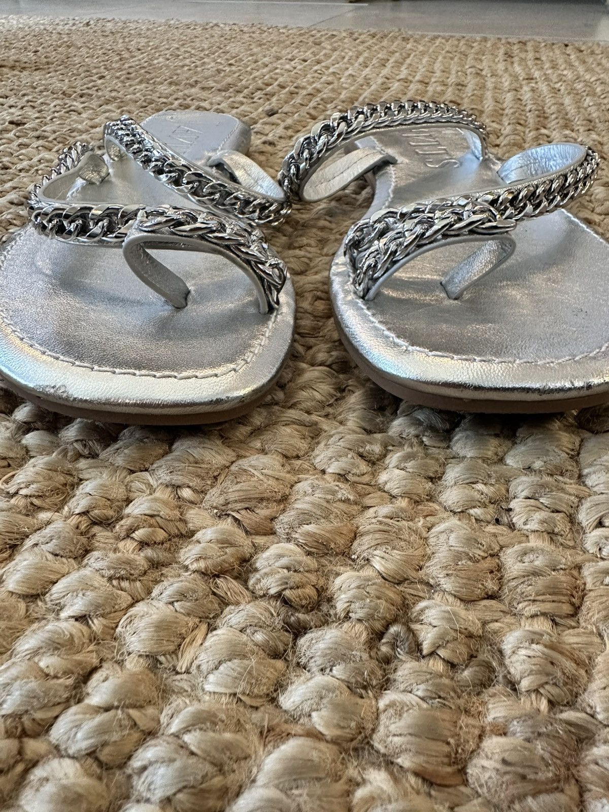 Other ERIC JAVITS CHAINMI TOE LOOP SANDAL SILVER SIZE 10 Size US 10 / IT 40 - 7 Thumbnail