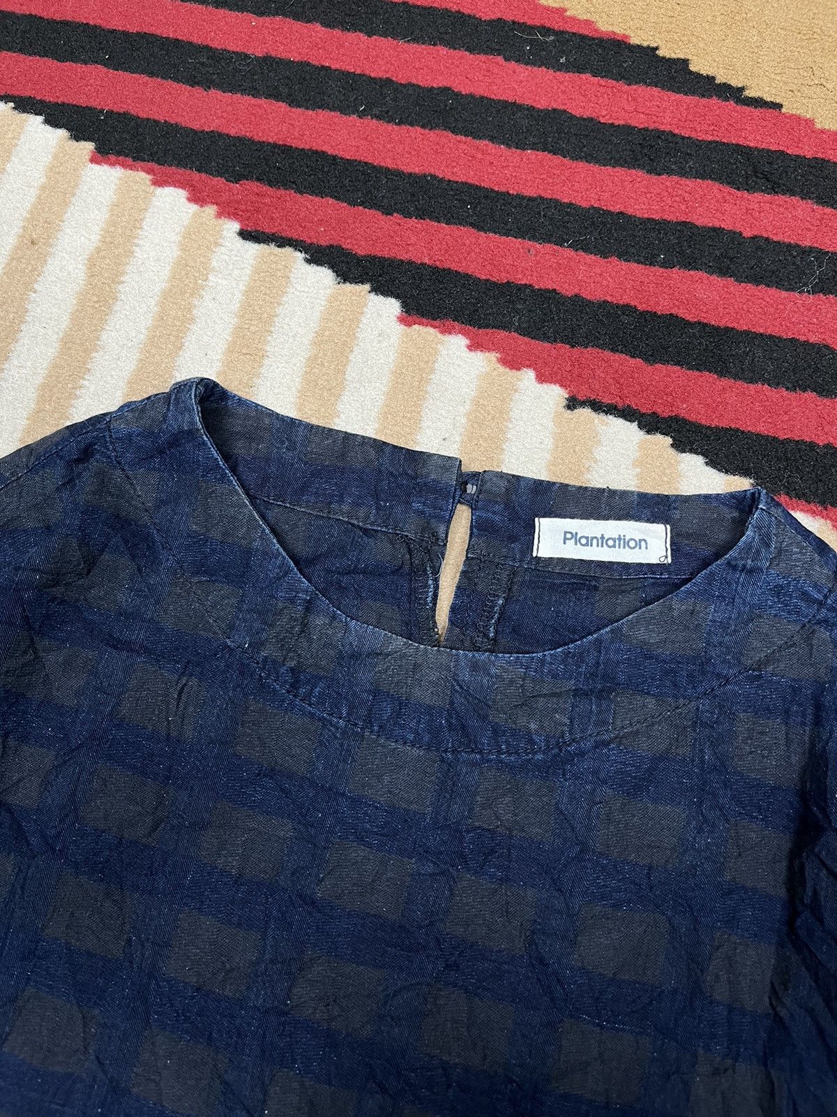 Issey Miyake Plantation By Issey Miyake Bluoses Size M / US 6-8 / IT 42-44 - 3 Thumbnail