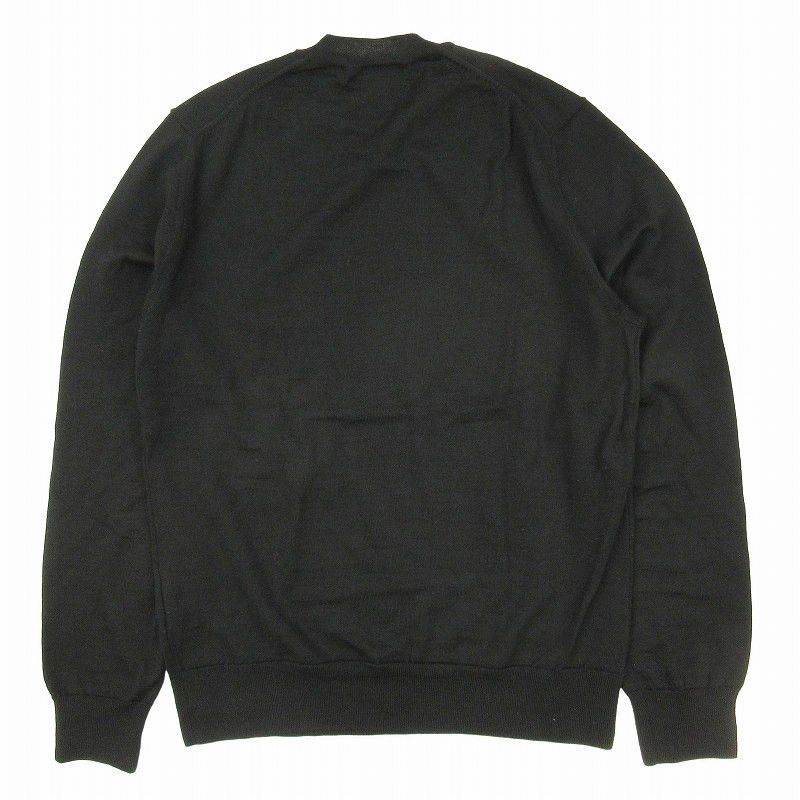 Comme des Garcons Homme Deux Sweater knit pullover long sleeve wool crewneck Black Size US M / EU 48-50 / 2 - 2 Thumbnail