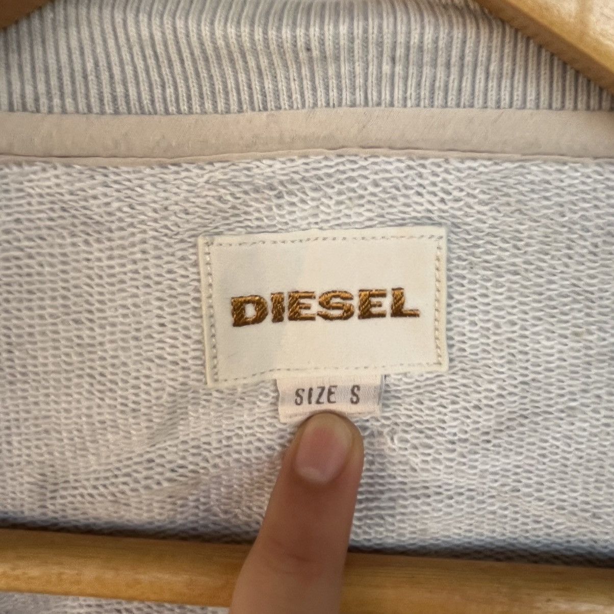 Other Vintage Diesel Big Printed Crewneck Gray Colour Size S Size US S / EU 44-46 / 1 - 7 Thumbnail