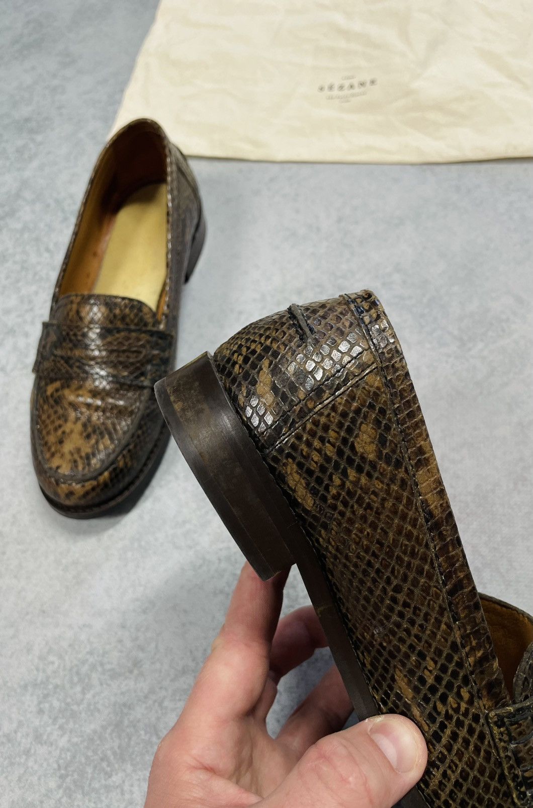 Sezane SEZANE Brown Leather Loafers Classic Flats Size 37 Size US 7 / IT 37 - 19 Thumbnail