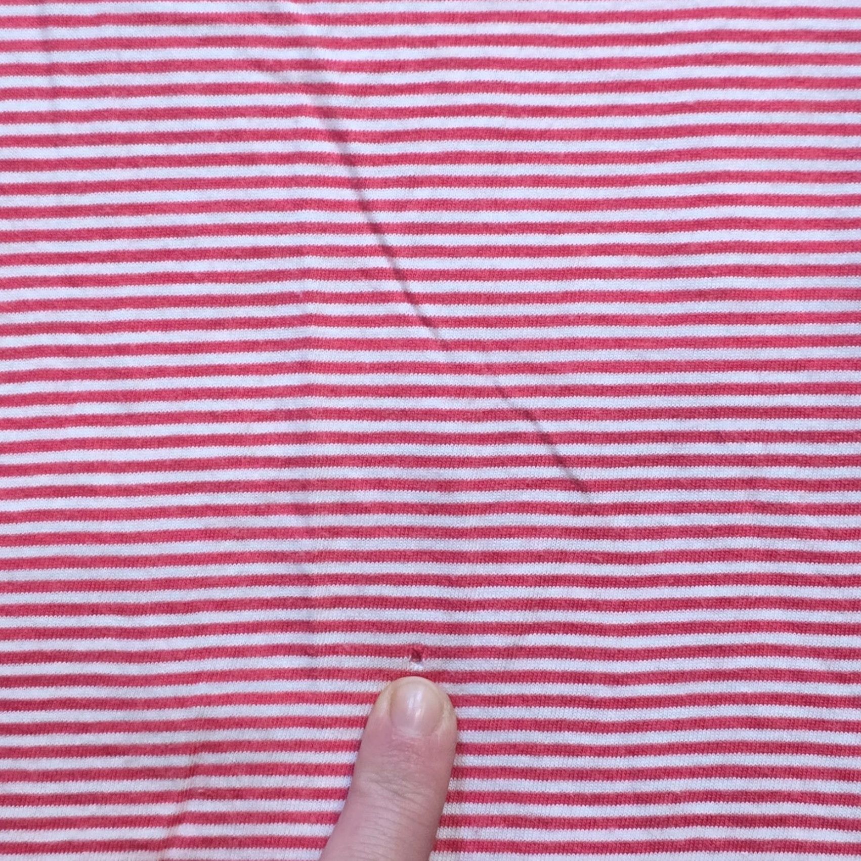 Talbots Talbots Blouse Shirt Women 1X Pink Striped 3/4 Sleeve Round Neck Stretch Casual Vintage No Ladies Mens Womens Size XL / US 12-14 / IT 48-50 - 6 Thumbnail