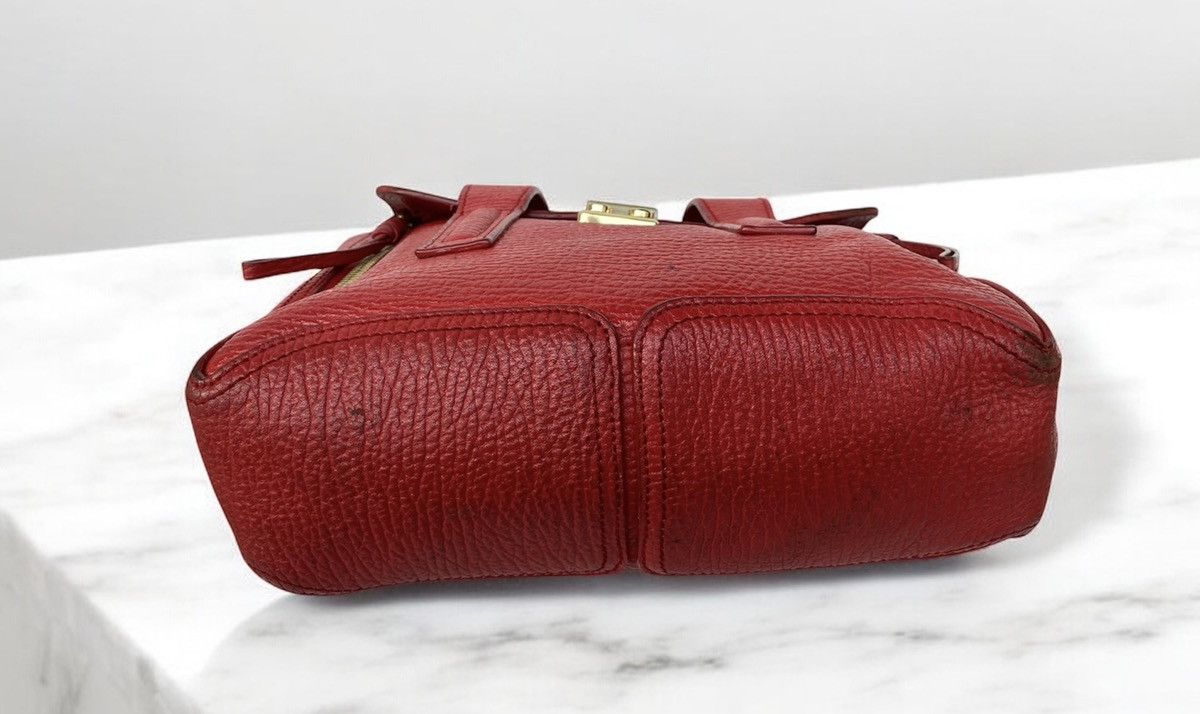 3.1 Phillip Lim Authentic 3.1 Phillip Lim Pashi Mini Satchel Red Leather Size ONE SIZE - 6 Thumbnail