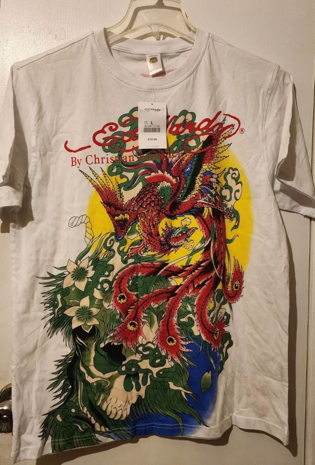 Ed Hardy ed hardy Phoenix & Skulls made in usa Size US L / EU 52-54 / 3 - 4 Thumbnail