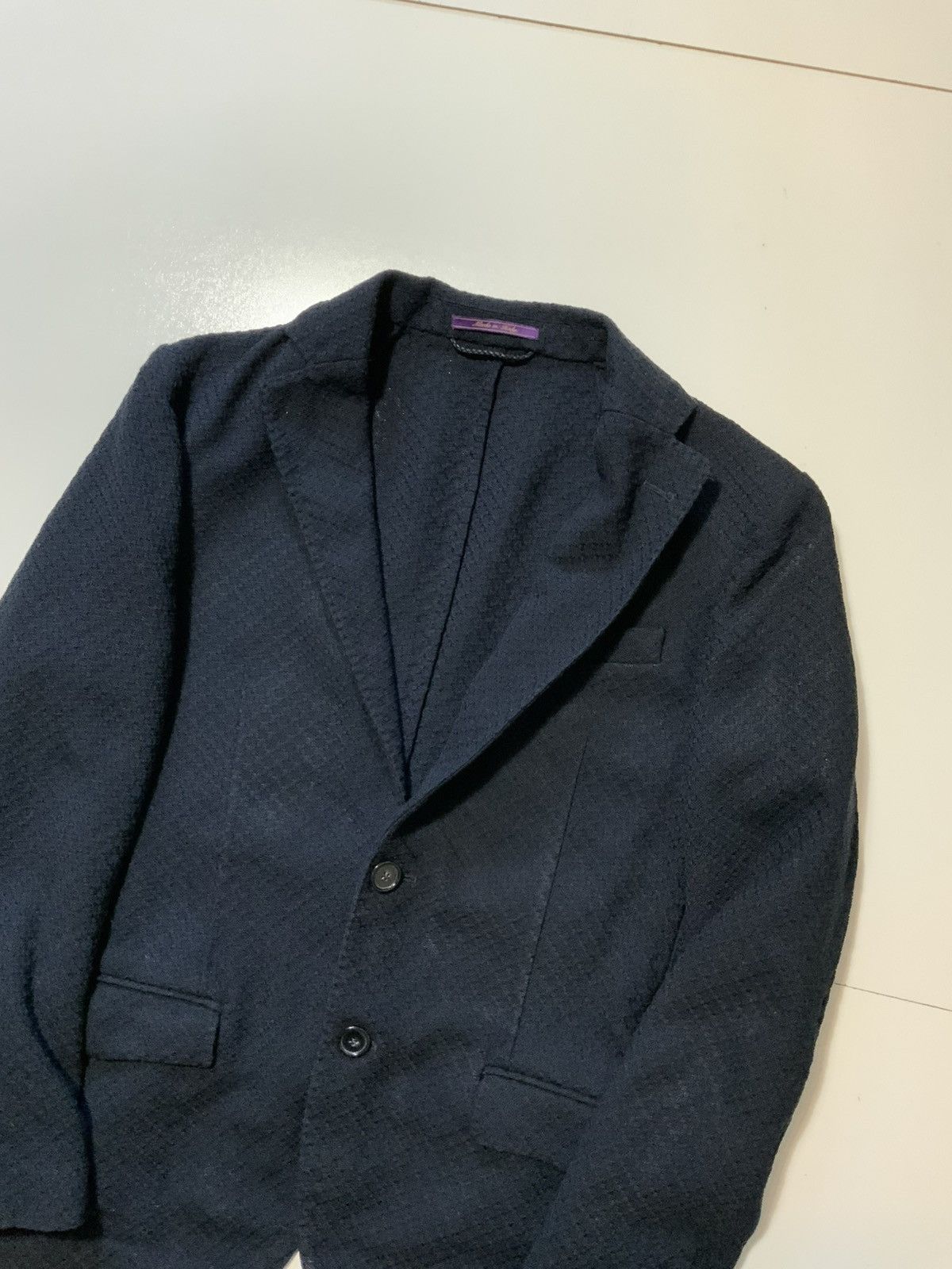 Liberty London Liberty Of London Made Italy Woven Two Button Blazer Jacket Size 48R - 5 Thumbnail