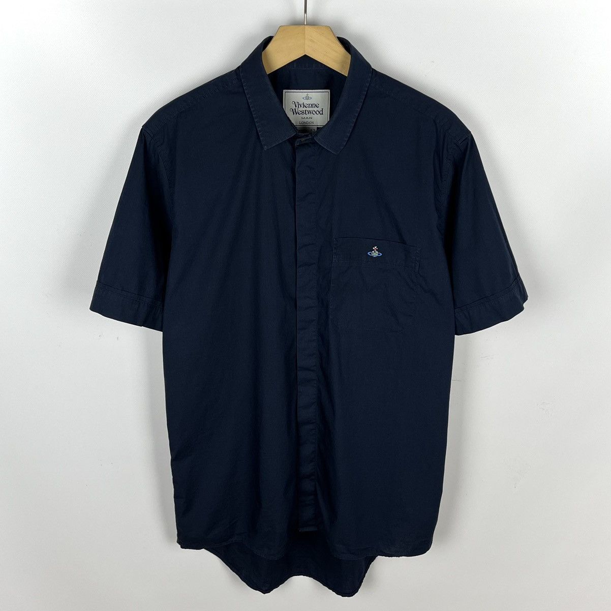 Vivienne Westwood orb logo short sleeve shirt