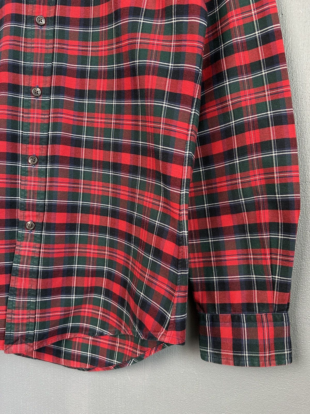Polo Ralph Lauren POLO RALPH LAUREN Red Green Check Button Up Shirt Size US XS / EU 42 / 0 - 6 Thumbnail
