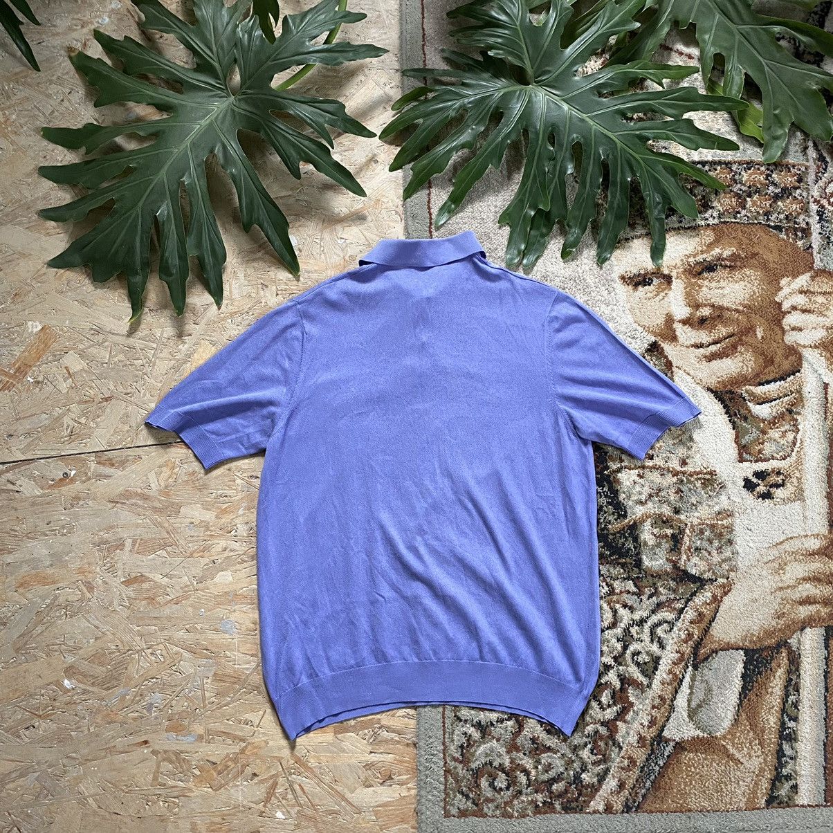 Zilli ZILLI VERY RARE SILK COTTON POLO WITH ALLIGATOR LEATHER Size US L / EU 52-54 / 3 - 2 Thumbnail