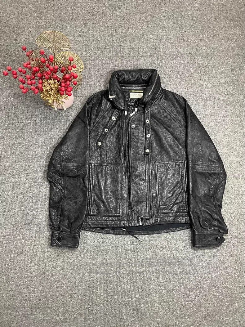 Saint Laurent Paris Saint Laurent Paris Detachable Zipper Hidden Hood Sheepski Size XS / US 0-2 / IT 36-38 - 1 Thumbnail