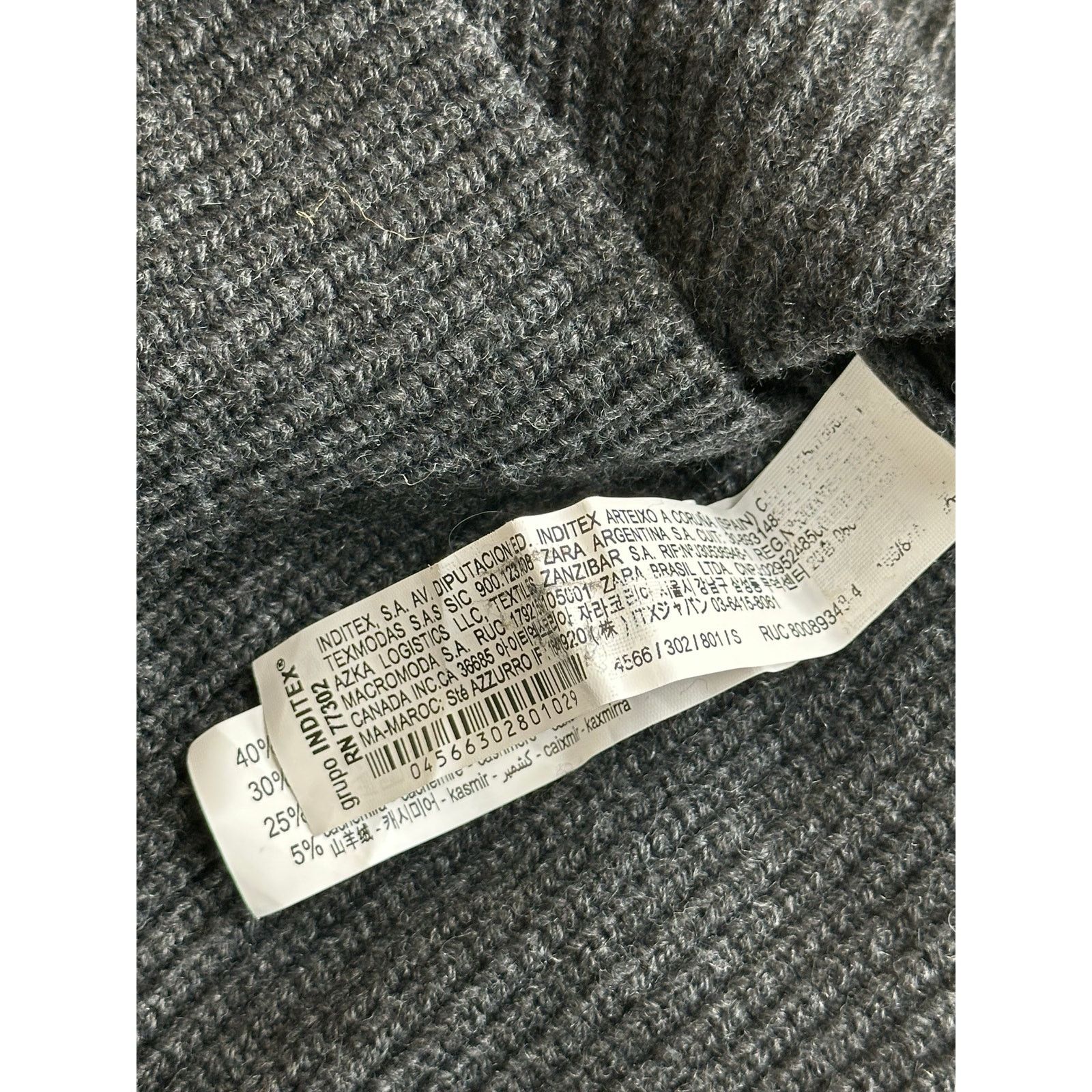 Zara Zara Surplus Gray Long Sleeve Sweater - Size S - Mint Size S / US 4 / IT 40 - 7 Thumbnail