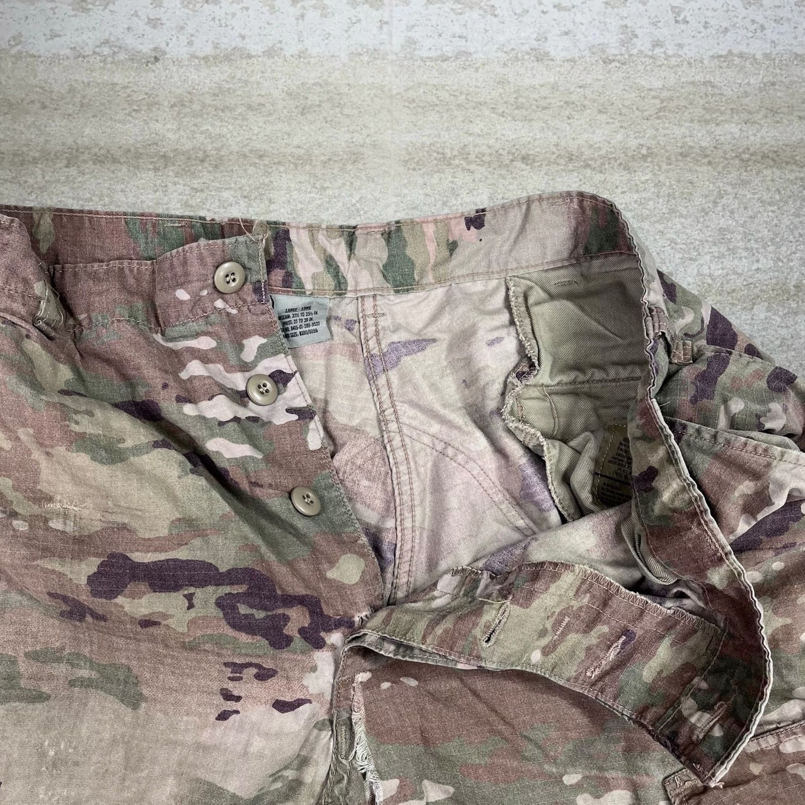 Vintage Crazy Vintage 90s Military Terrain Camo Tactical Pants Baggy Size US 36 / EU 52 - 4 Thumbnail
