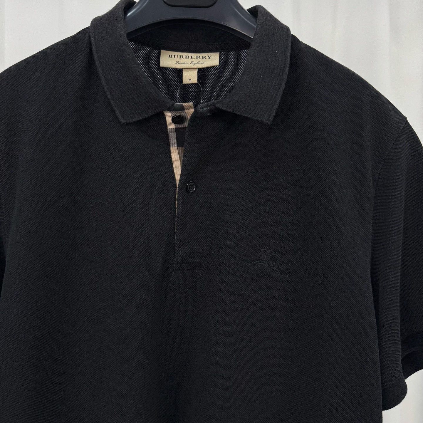 Burberry Burberry Embroidered Horseferry Check Polo Size US M / EU 48-50 / 2 - 3 Thumbnail