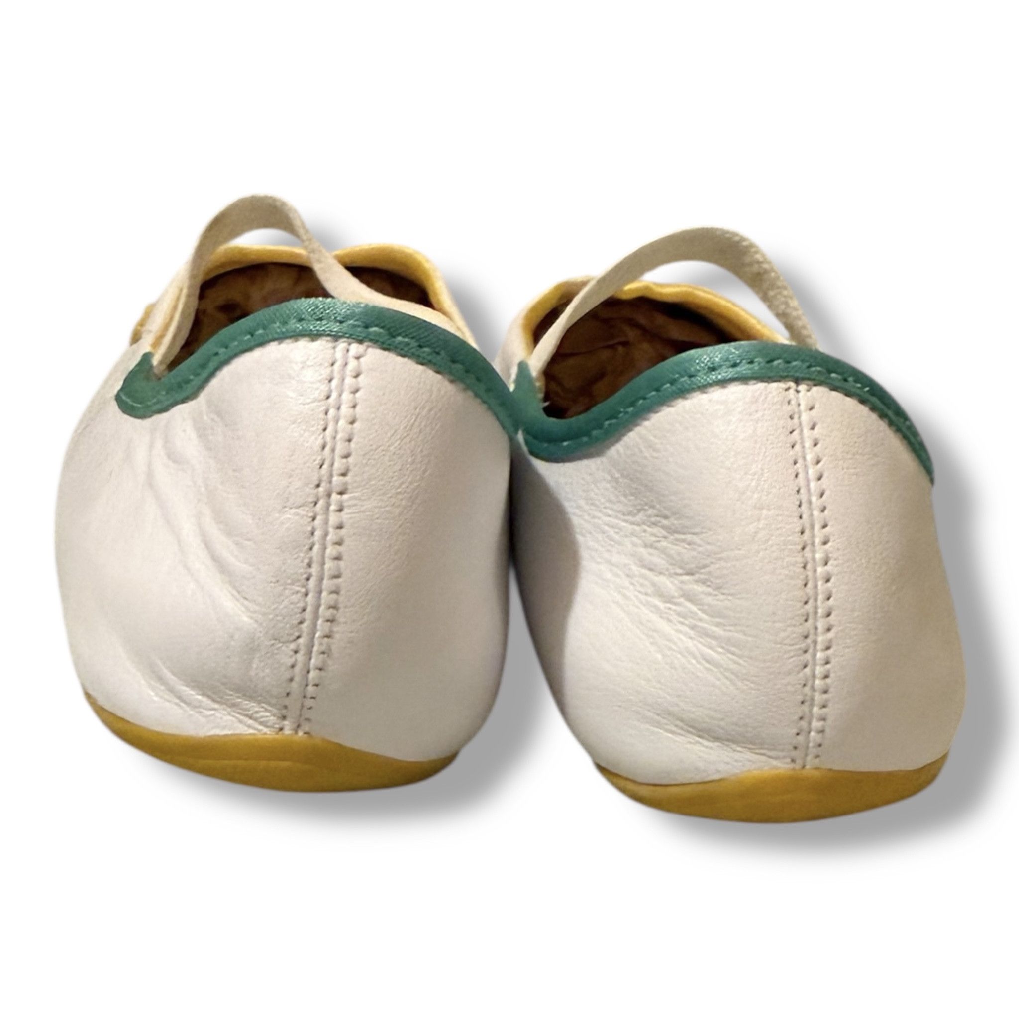 Adidas Iconic Adidas Vintage Ballet Flats Sneakers White 00s Size US 9 / IT 39 - 13 Thumbnail