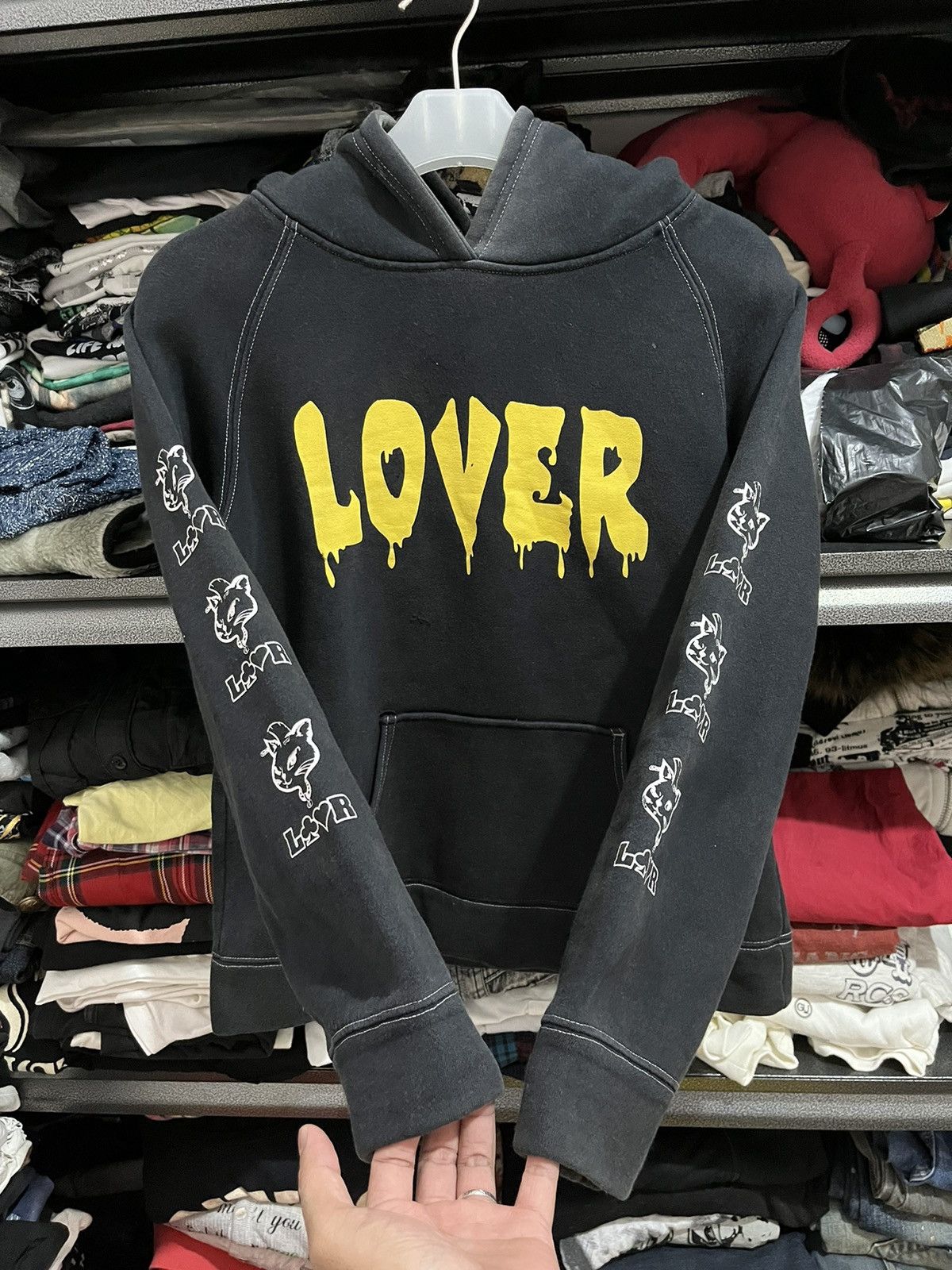 Hysteric Glamour × If Six Was Nine × Mari's Rock Lover cats tapped hoodie Size M / US 6-8 / IT 42-44 - 1 Thumbnail