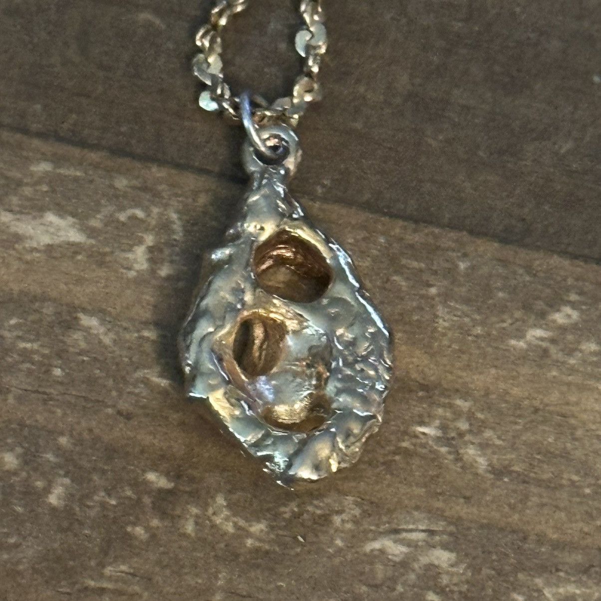Vintage Vintage 14KGODG nugget pendant necklace Size ONE SIZE - 6 Thumbnail