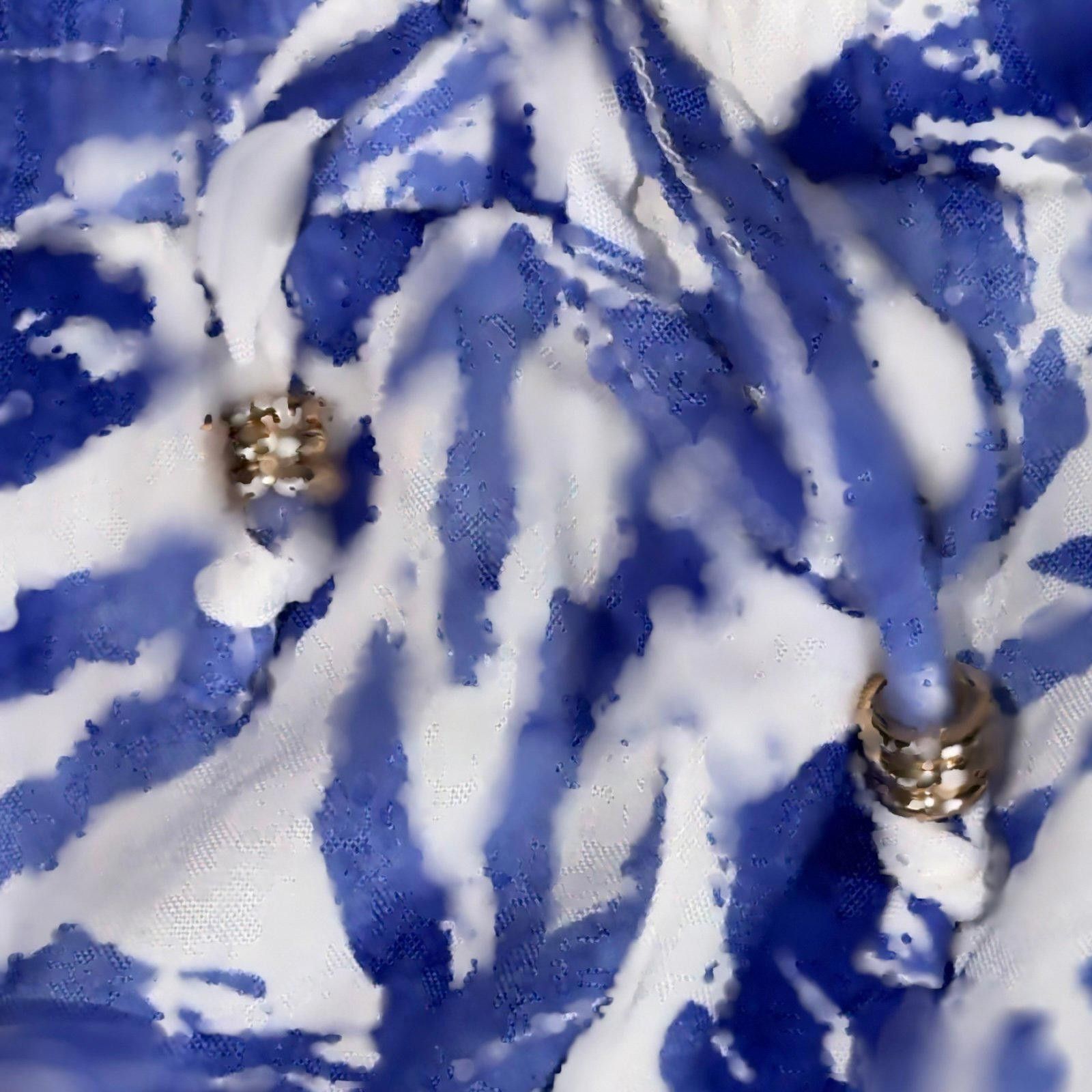 Other Caribbean Joe Women's Medium Blue and White Shorts NWT Size ONE SIZE - 4 Thumbnail