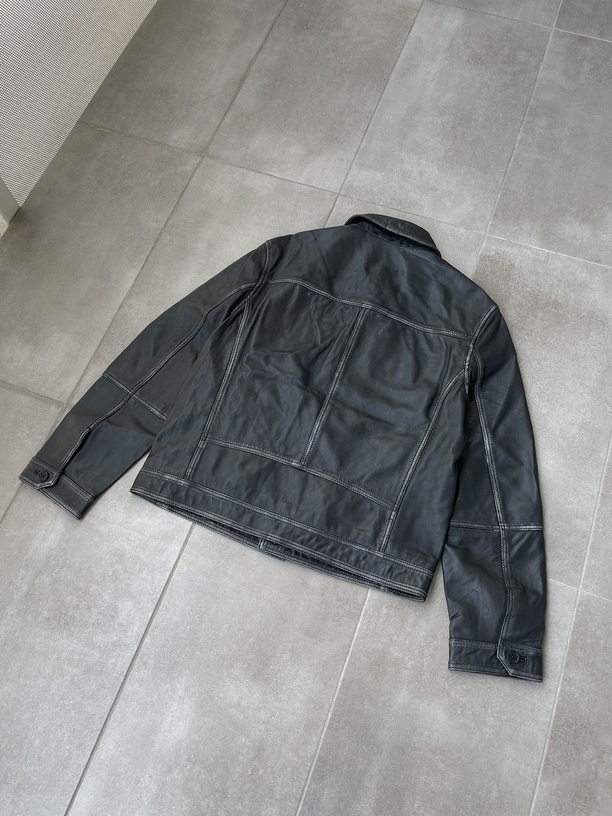 Zadig & Voltaire !DS! SS23 Zadig & Voltaire Lasso Dyed Leather Jacket Size US M / EU 48-50 / 2 - 16 Thumbnail