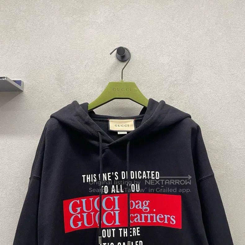 Gucci Gucci Black hooded sweatshirt Size US M / EU 48-50 / 2 - 4 Thumbnail