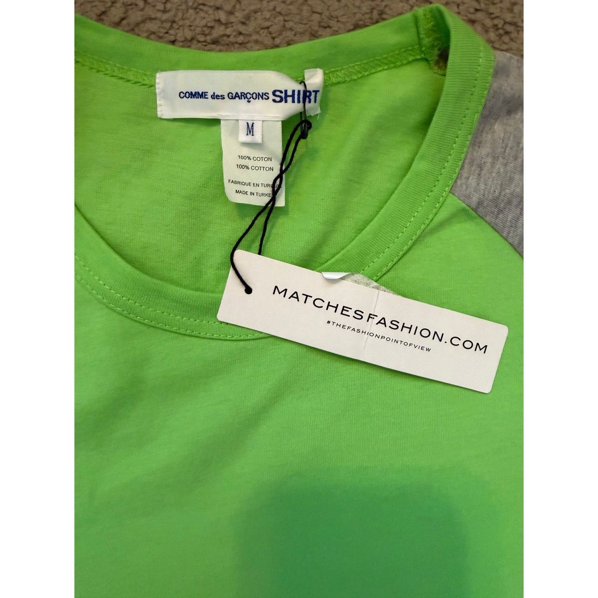 Comme des Garcons SHIRT COMME des GARÇONS SHIRT 3/4 SLEEVE T-SHIRT Size US M / EU 48-50 / 2 - 9 Thumbnail