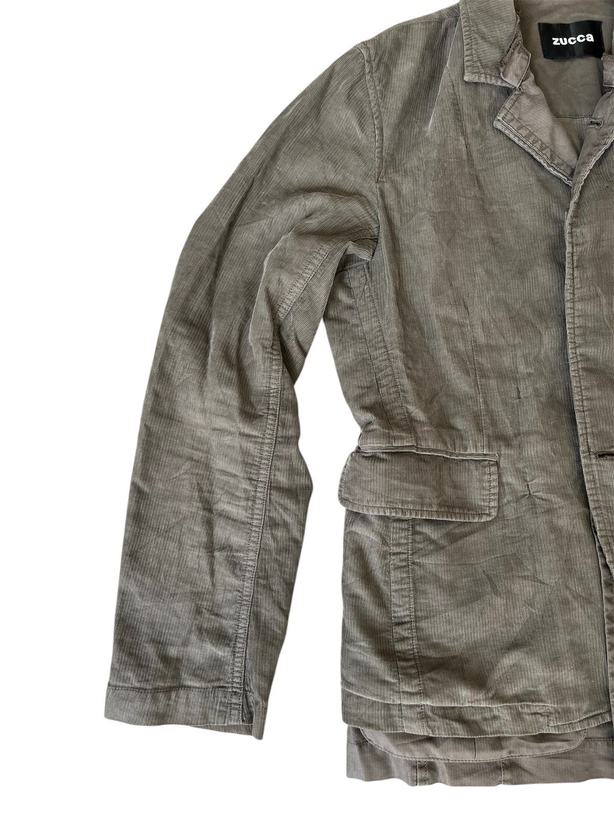 CABANE de ZUCCa Zucca By Issey Miyake Corduroy Blazer Jacket Size US M / EU 48-50 / 2 - 6 Thumbnail
