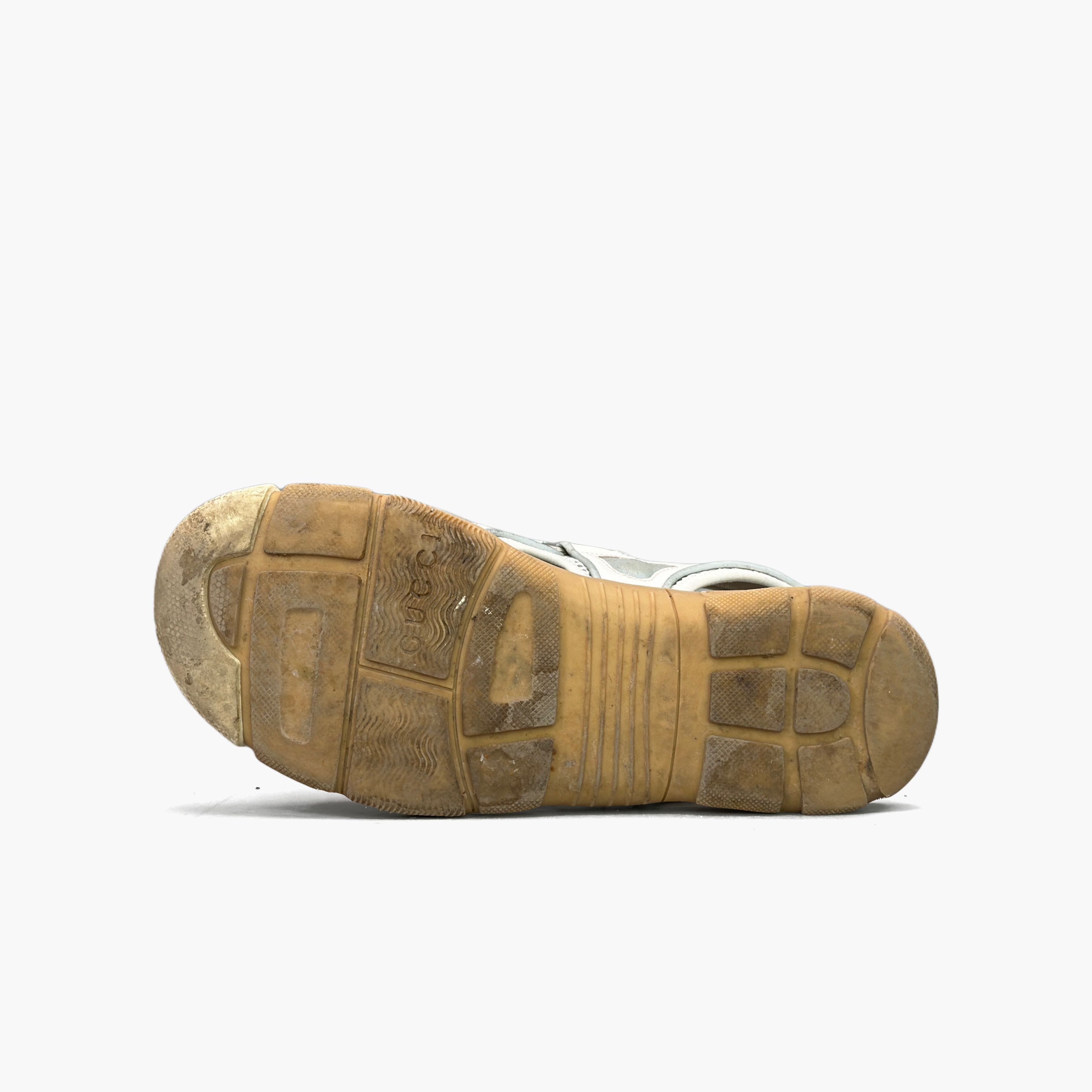 Gucci Gucci Leather Velcro Sandals Silver White-2506 Size US 7.5 / EU 40-41 - 9 Thumbnail