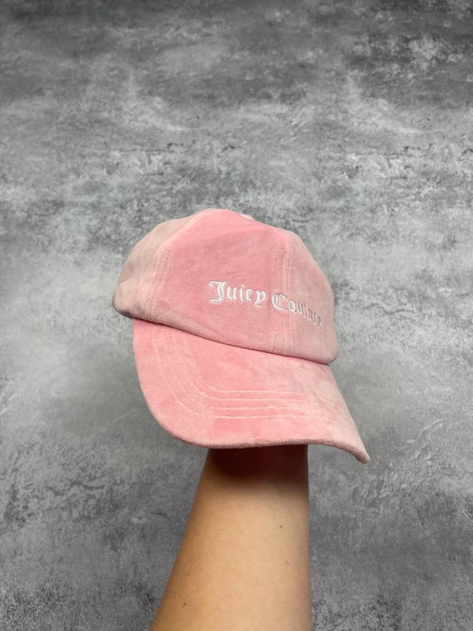 Juicy Couture Juicy Couture Couture Velour Pink Cap Blue Y2K Hat Size ONE SIZE - 3 Thumbnail