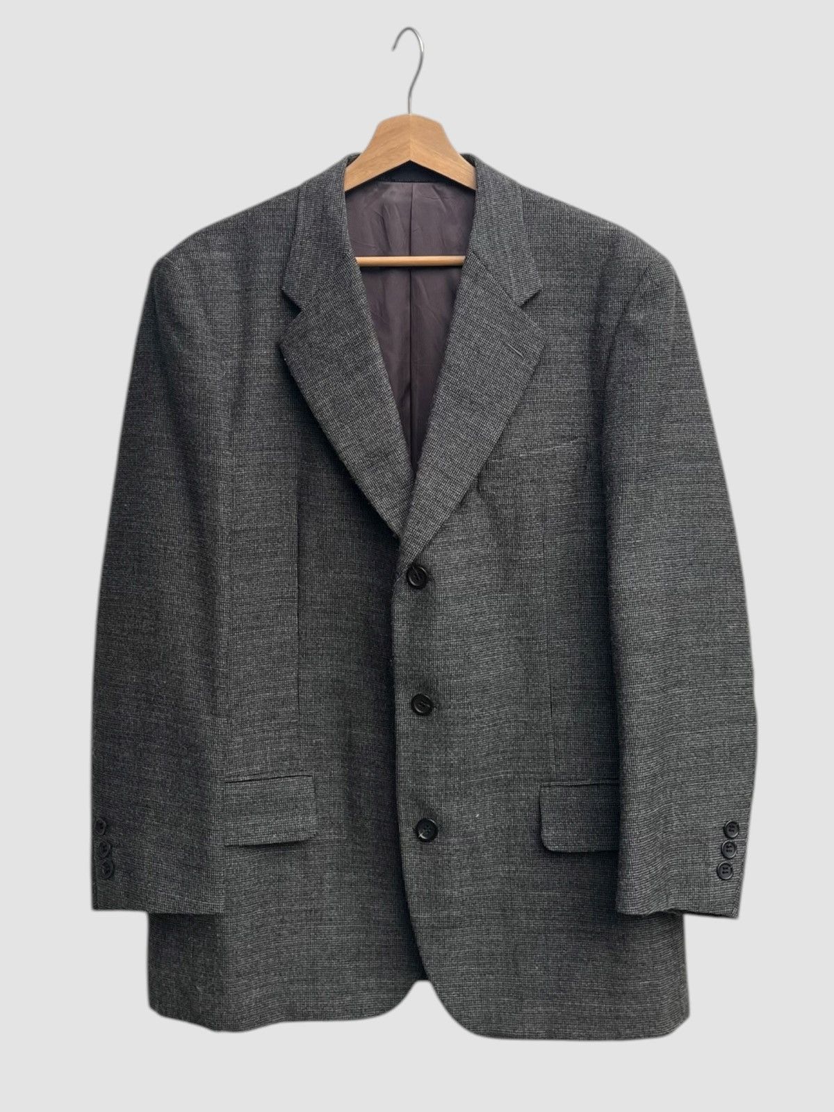 Issey Miyake Miyake Design Studio IM Wool Tailored Jacket Size US L / EU 52-54 / 3 - 1 Thumbnail