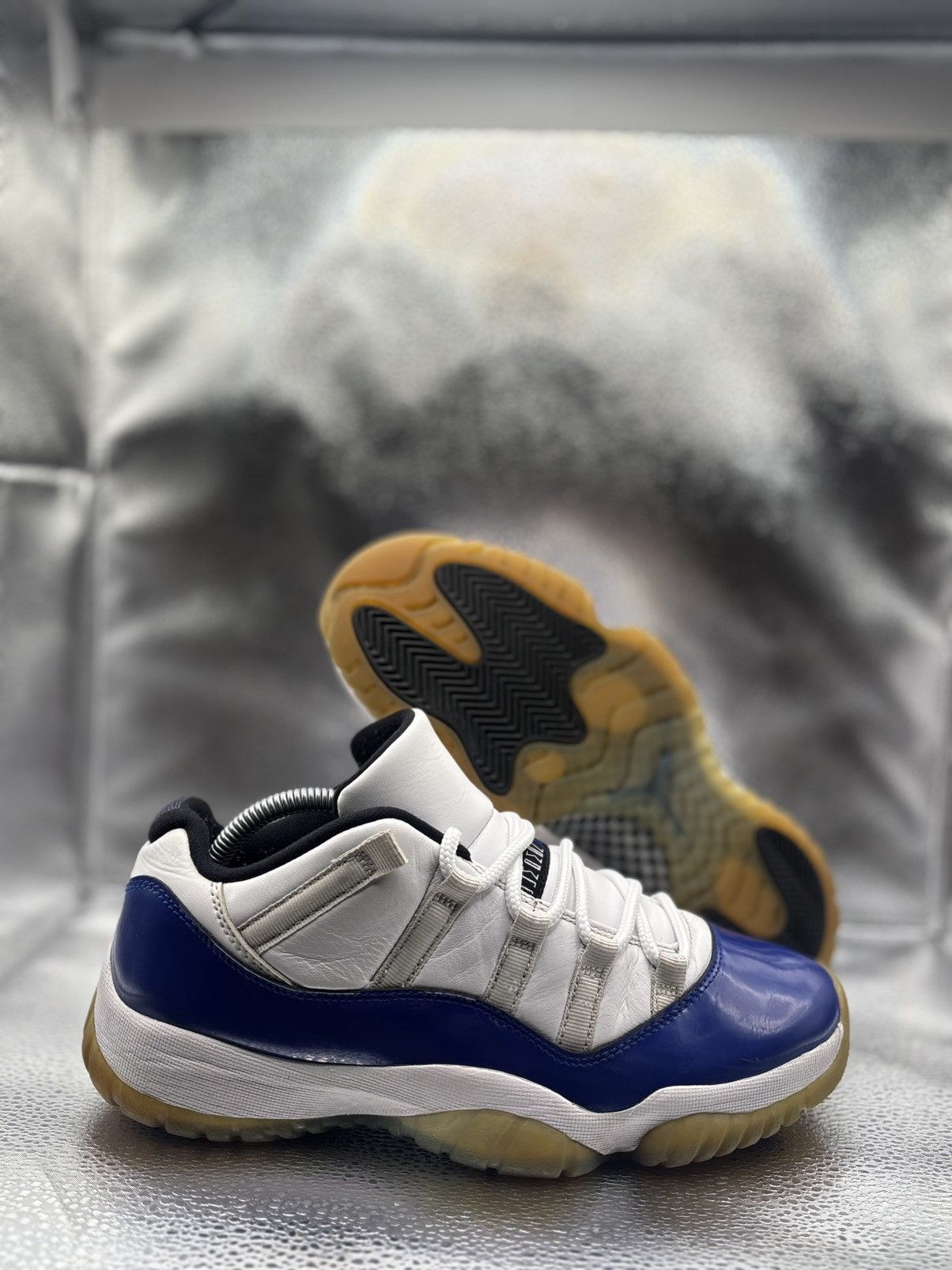 Jordan Brand Air Jordan 11 low white concord Size US 10 / IT 40 - 1 Thumbnail