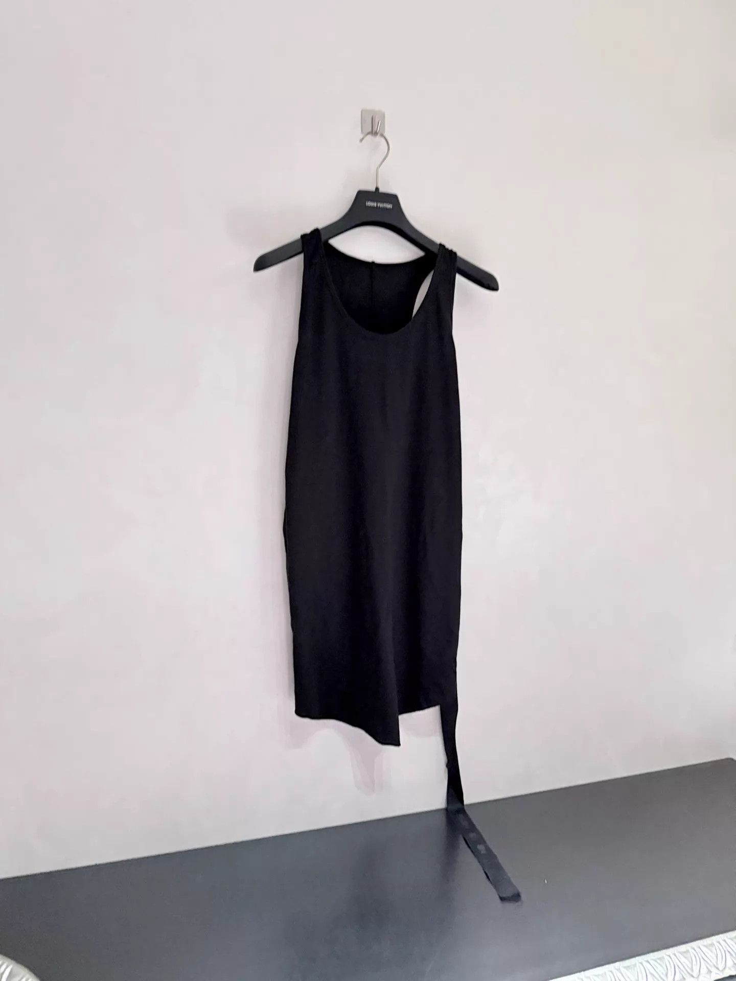 Rick Owens Rick Owens DRKSHDW Black Sash Vest Dress XS Worn 1x, DC Size XS / US 0-2 / IT 36-38 - 1 Thumbnail