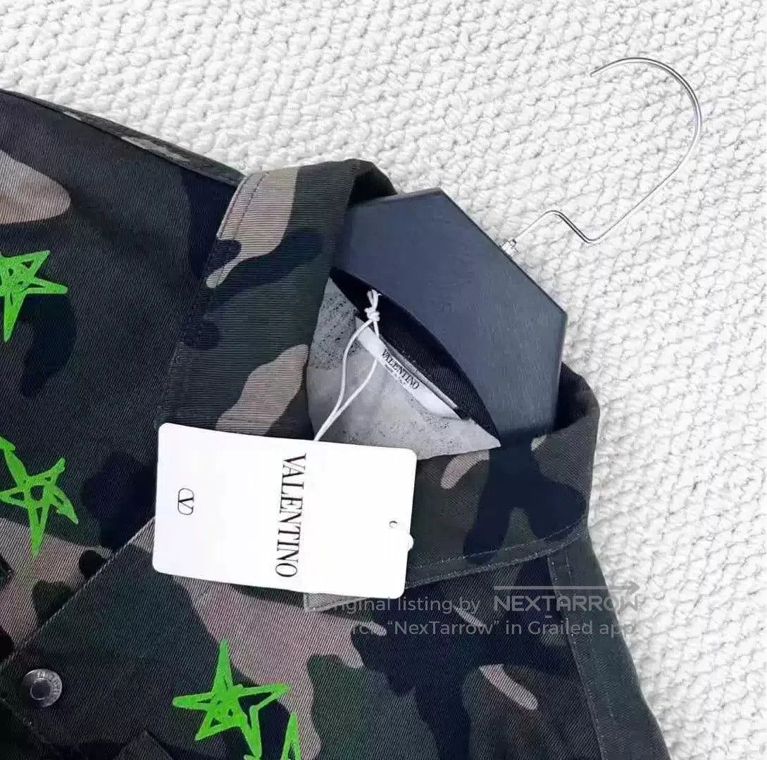 Valentino Valentino Camouflage Graffiti Shirt Jacket. Size US M / EU 48-50 / 2 - 3 Thumbnail