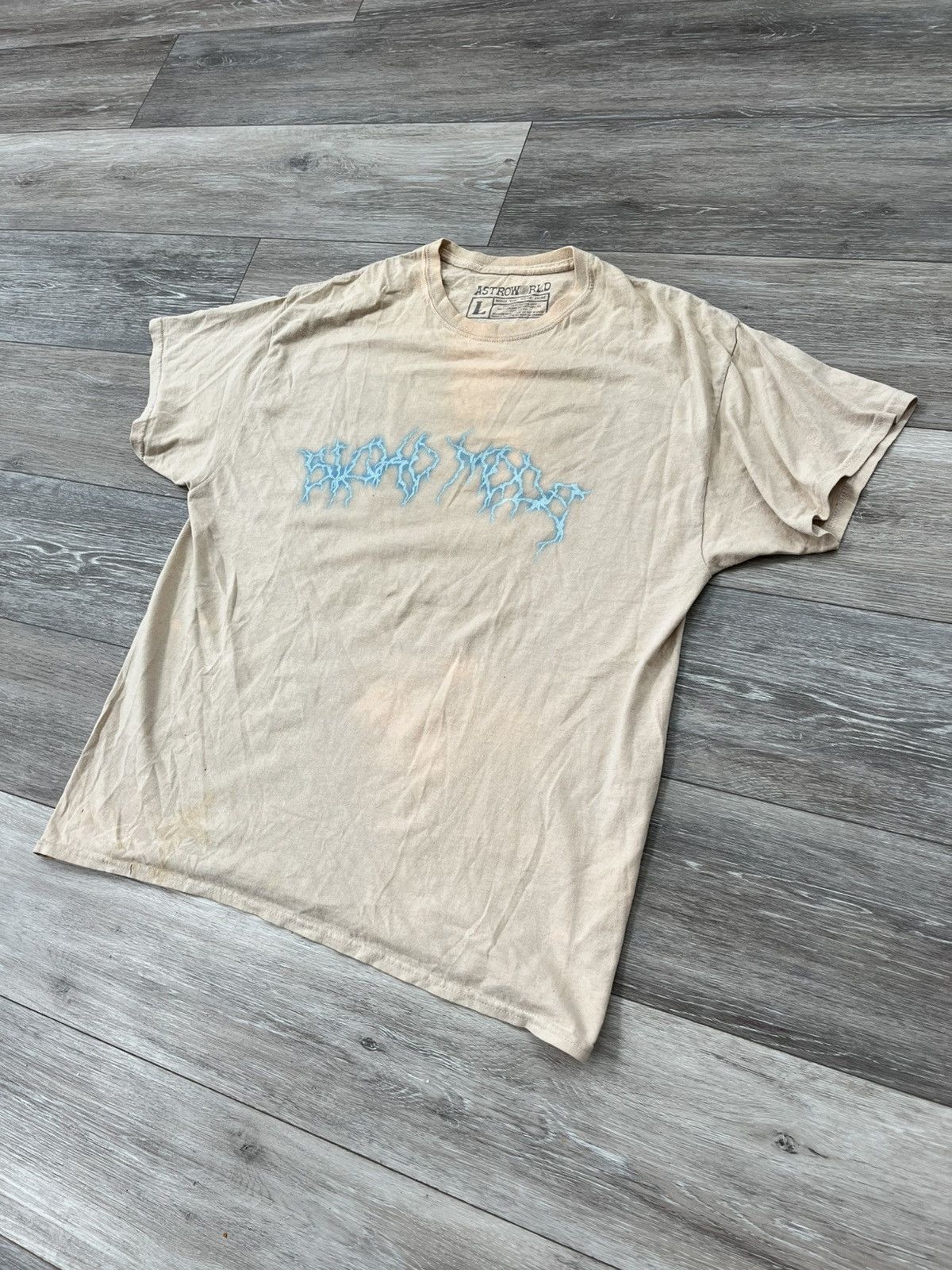 Travis Scott Travis Scott Sicko Mode Lightning Astroworld Tour T-Shirt Size US L / EU 52-54 / 3 - 2 Thumbnail