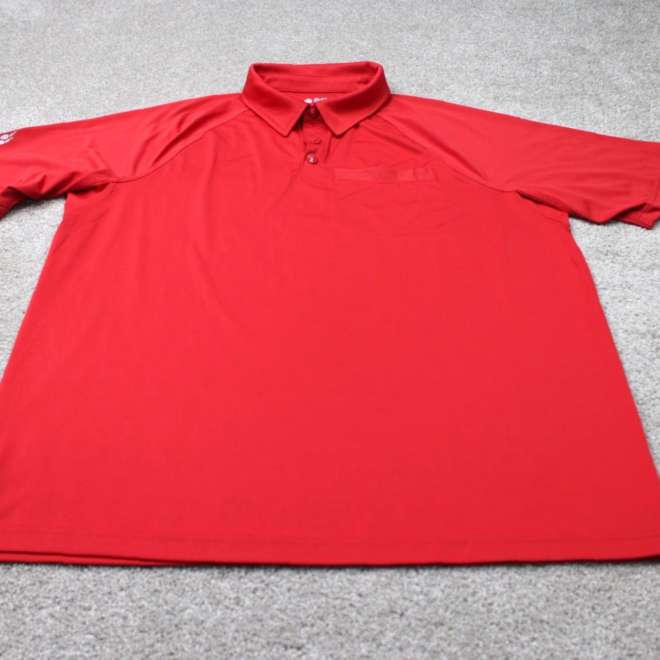 Vintage Duluth Alaskan Hardgear Polo Shirt Mens XL Red Pocket Polygiene S/S Size US XL / EU 56 / 4 - 2 Thumbnail