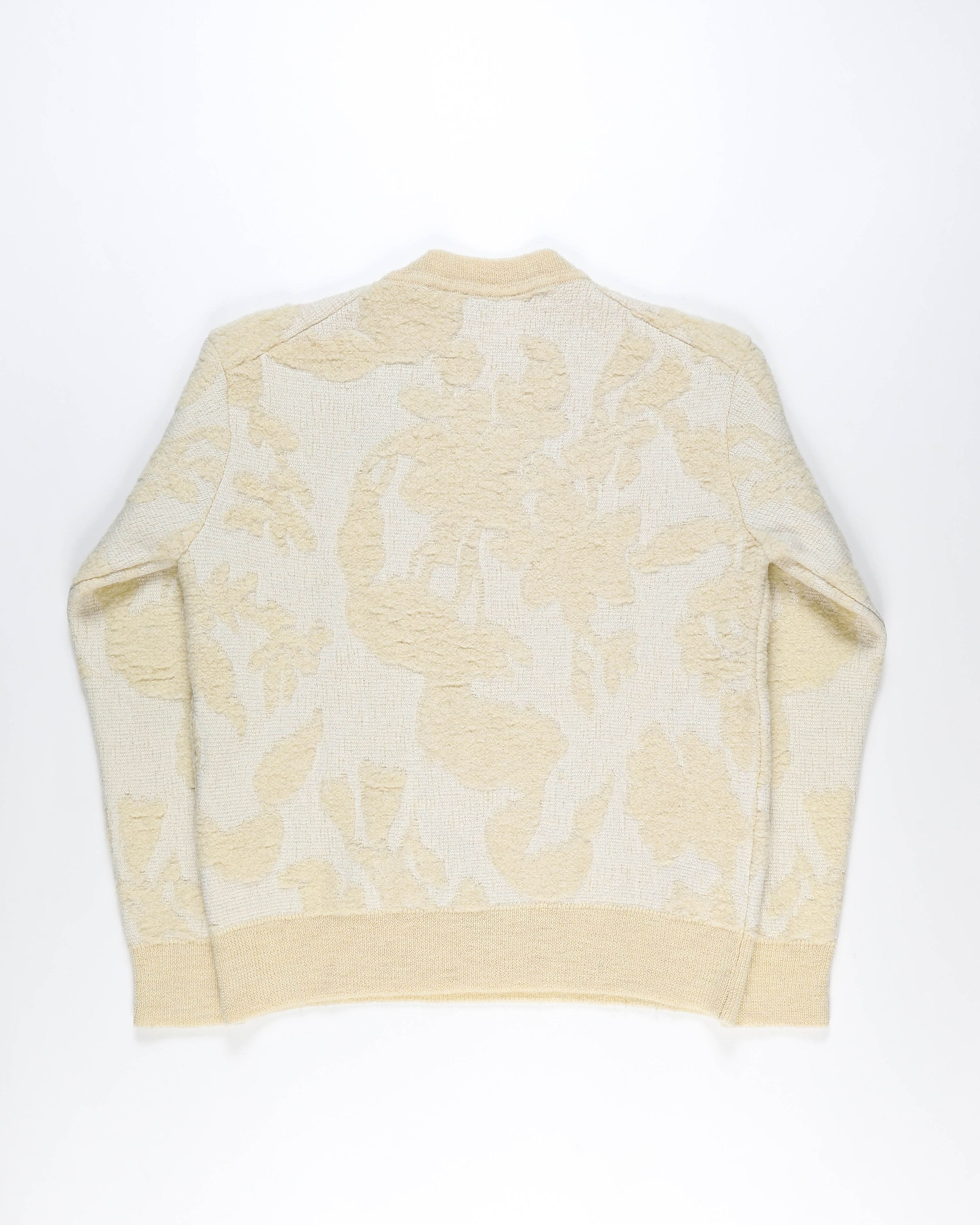 Jil Sander SS18 Hand Knitted Sweater in Ivory/Beige Wool Size US S / EU 44-46 / 1 - 2 Thumbnail