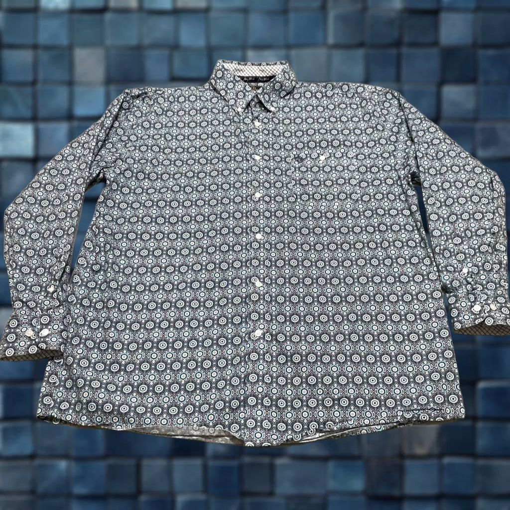 Wrangler Wrangler Shirt 2XL Multicolor Geometric Long Sleeve Button Down Cowboy Mens Size US XXL / EU 58 / 5 - 1 Thumbnail