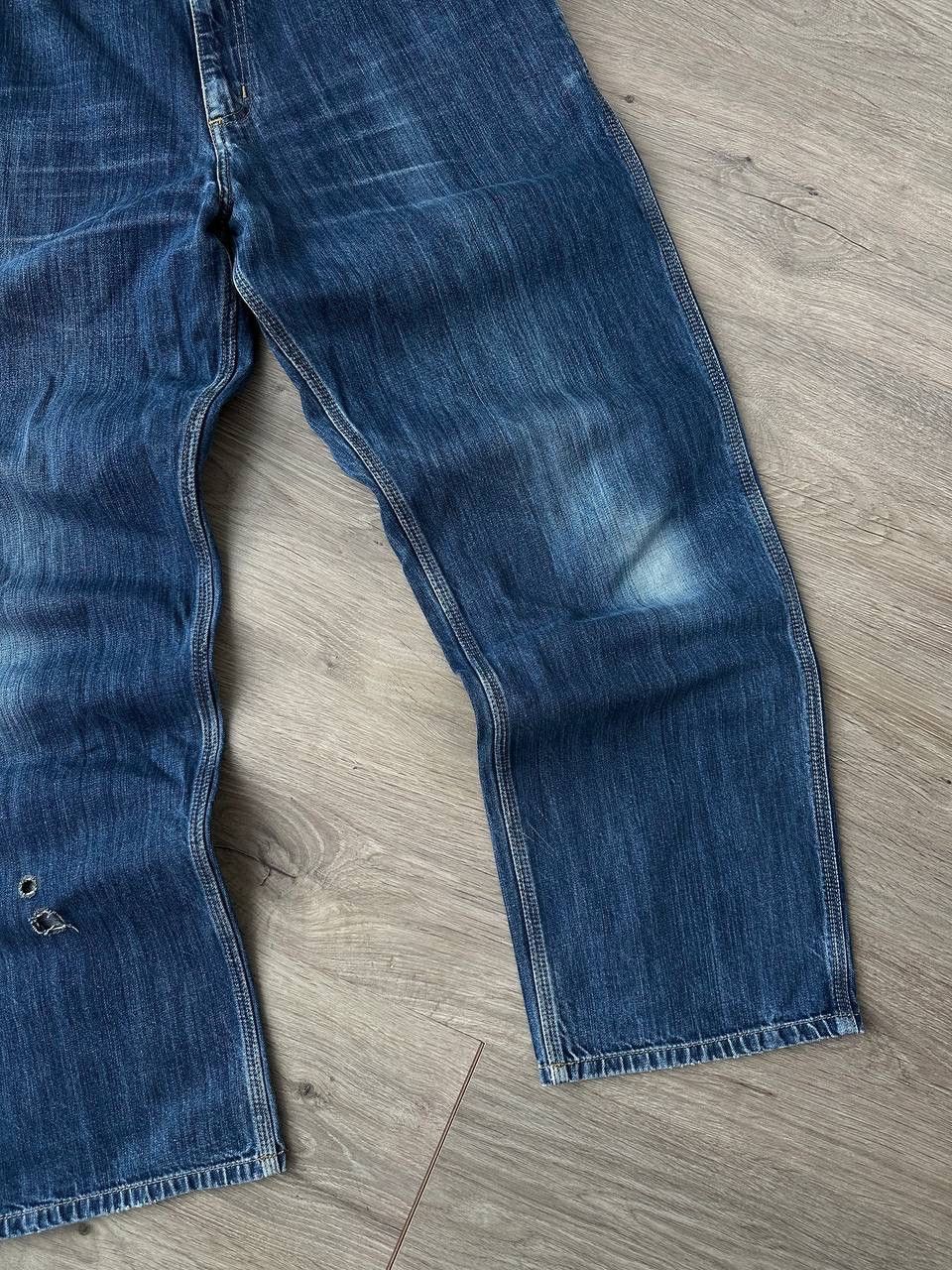 Carhartt × Carhartt Wip × Vintage Vintage Carhartt Simple Denim Distressed Faded Pants Size US 34 / EU 50 - 12 Thumbnail
