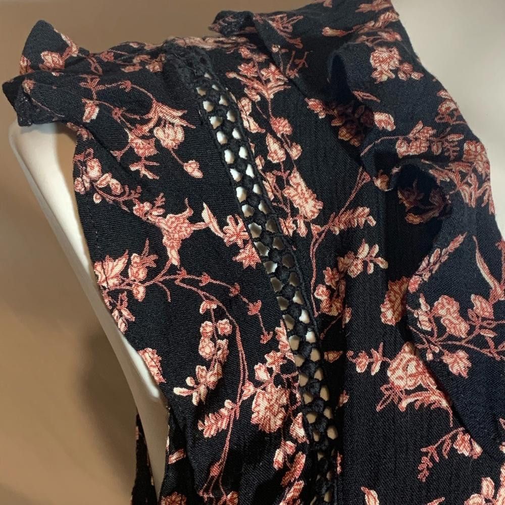 American Rag American Rag Ruffle Collar Floral Blouse, Sm Size S / US 4 / IT 40 - 8 Thumbnail
