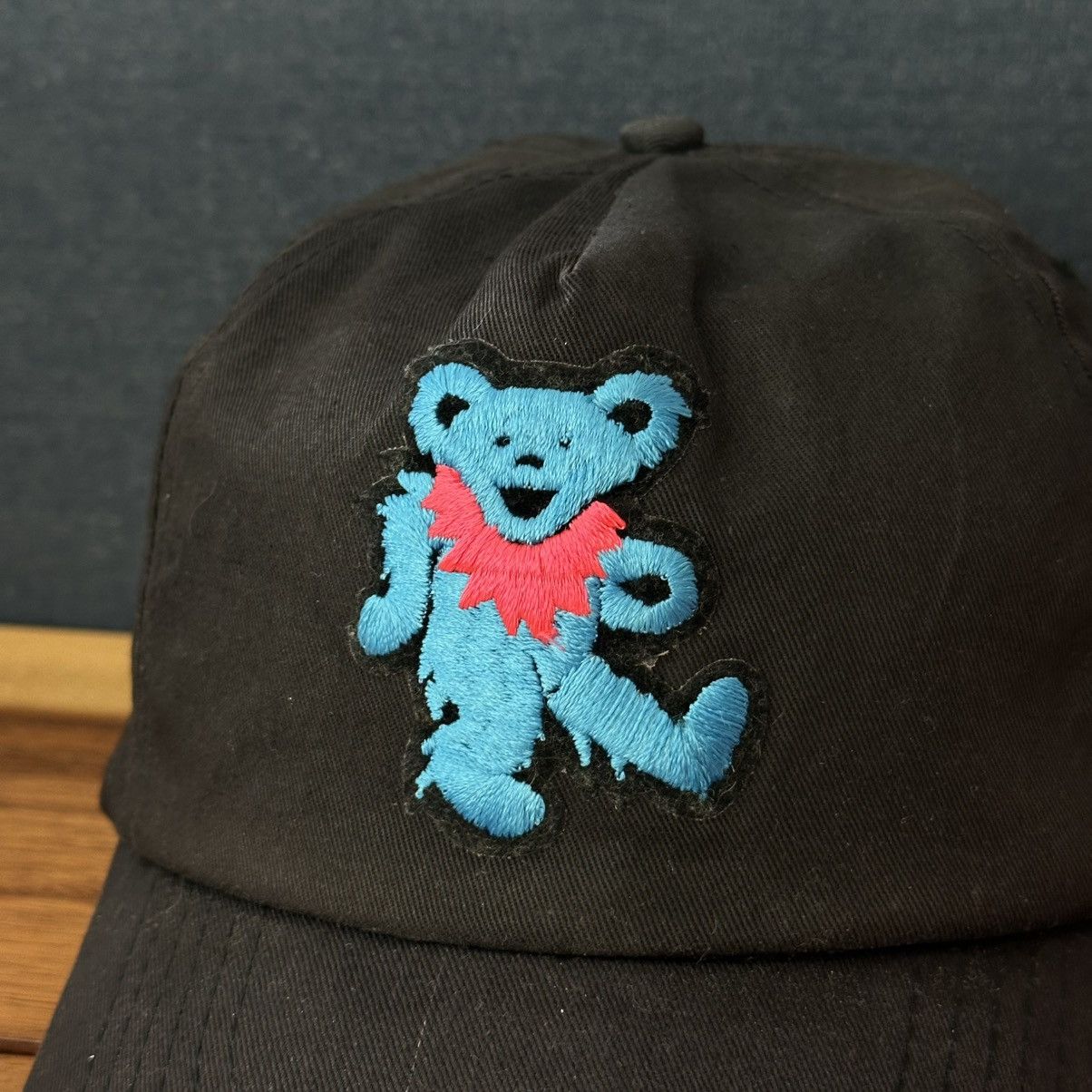 Grateful Dead Vintage 1990s Grateful Dead Dancing Bear Snapback Hat Size ONE SIZE - 2 Thumbnail