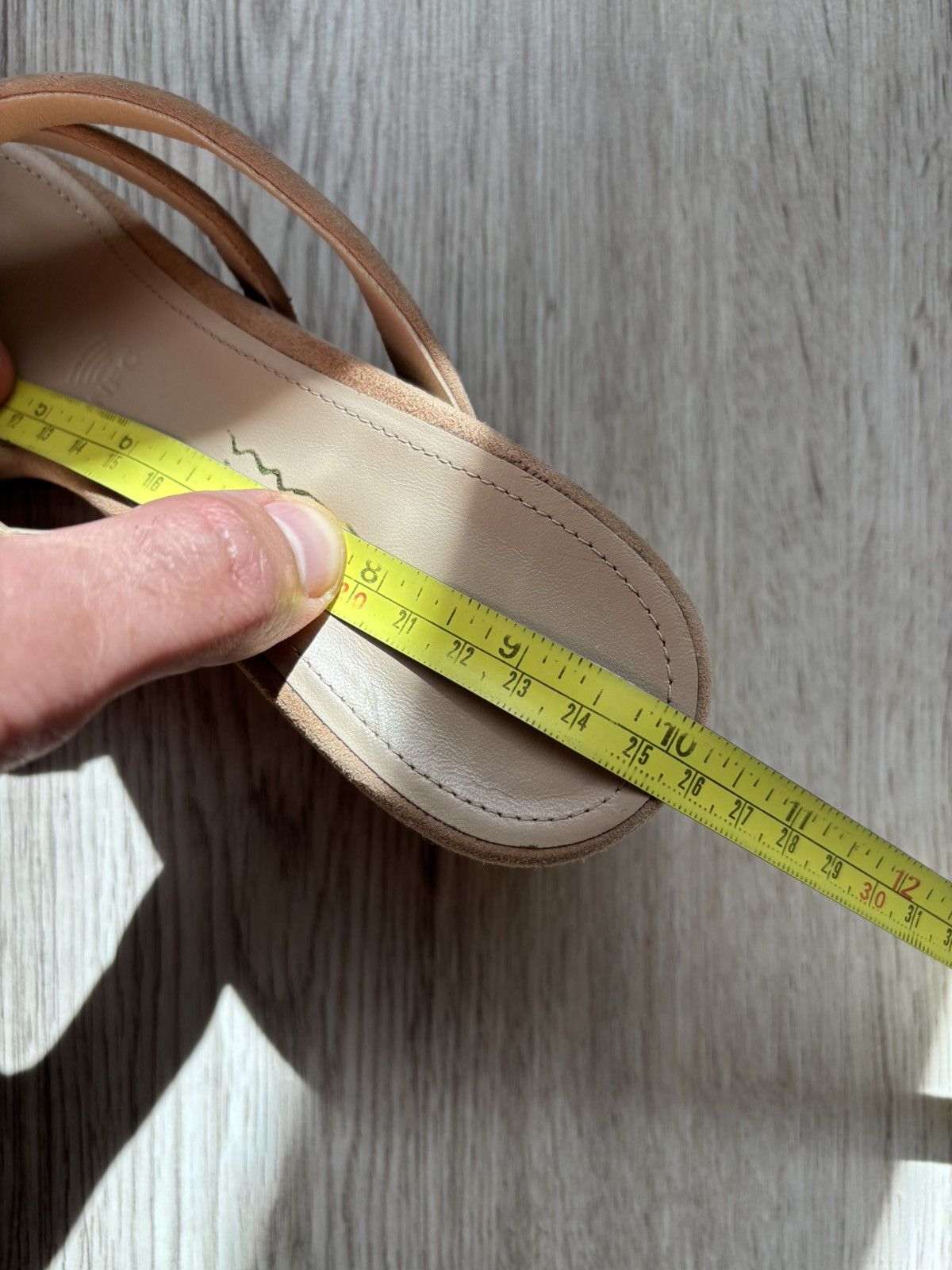 Santoni Santoni Women’s Nude Suede Strappy Sandals 38.5 IT Heel Size US 8 / IT 38 - 20 Thumbnail