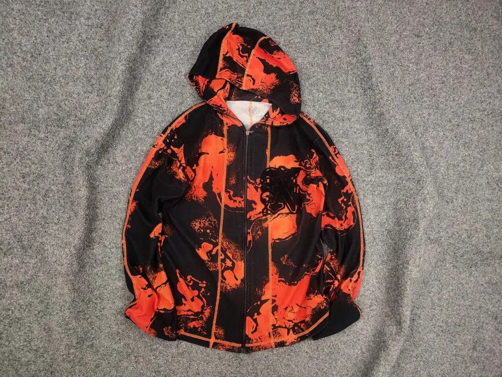JET SET Vintage Jet Set Japanese Art Zip Fleece Hoodie Y2K Style Size US S / EU 44-46 / 1 - 1 Thumbnail