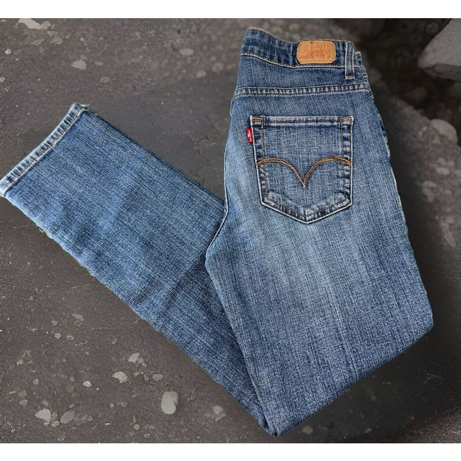 Levi's Levi's Original Jean Size 8S/C Medium Wash Skinny Denim Size 30" / US 8 / IT 44 - 1 Thumbnail