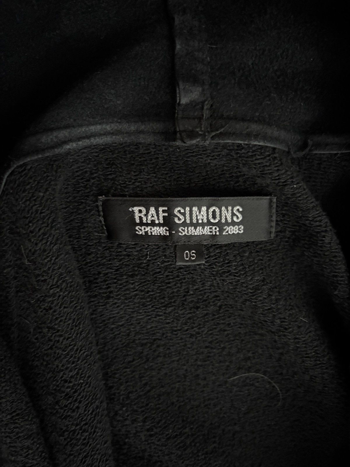 Raf Simons Raf Simons consumed leather hoodie. Size US M / EU 48-50 / 2 - 2 Thumbnail