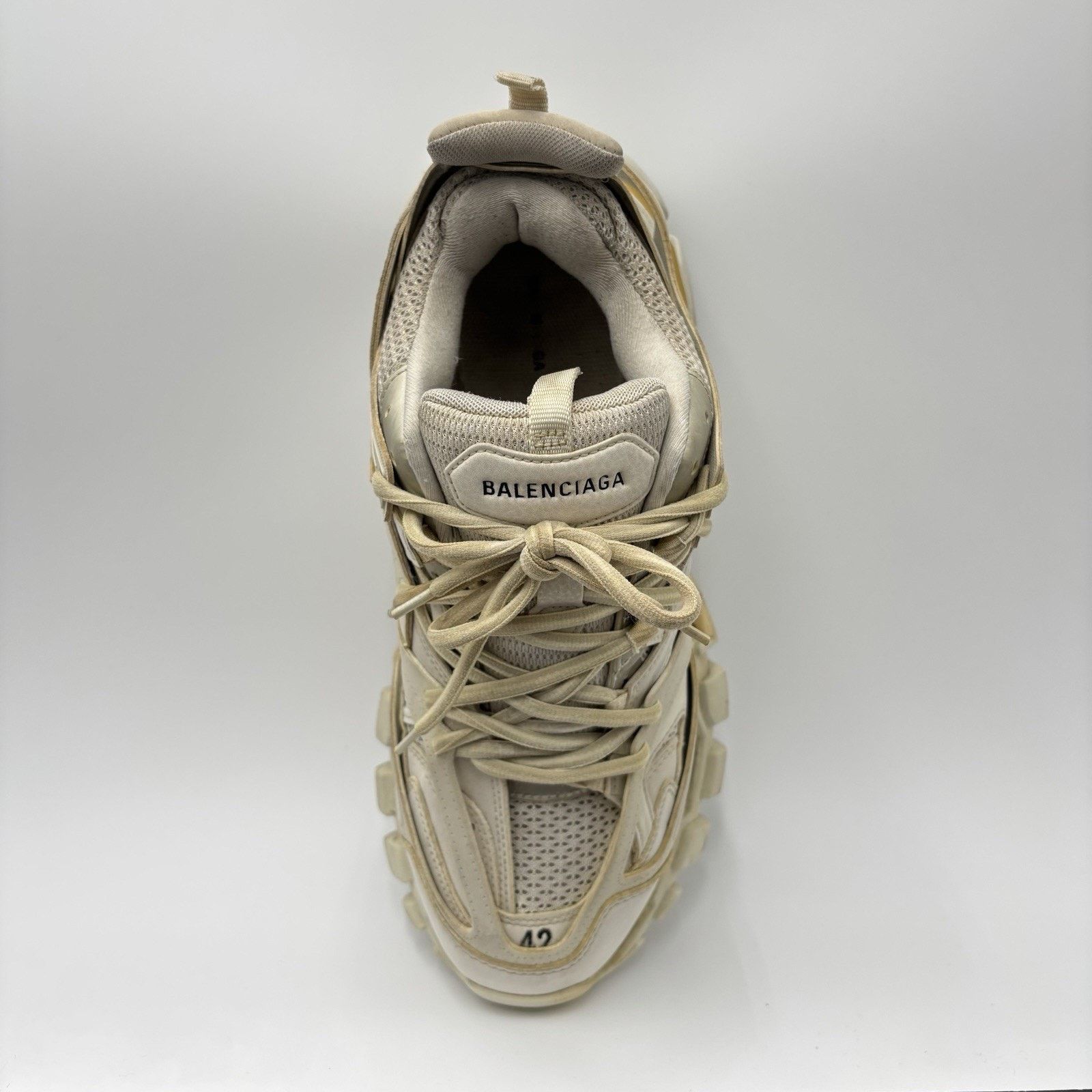 Balenciaga Balenciaga Track Sneaker ' Crème White ' | GOOD CONDITION Size US 9 / EU 42 - 17 Thumbnail