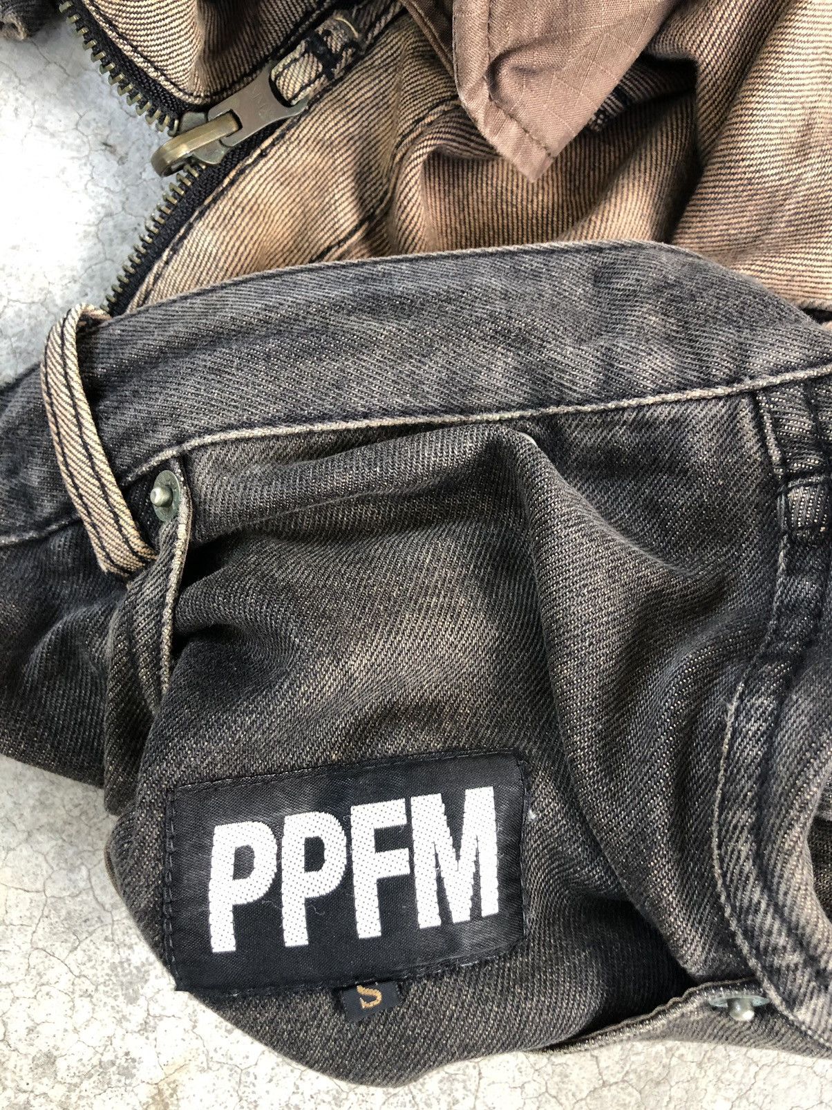 PPFM Rare PPFM Reversible Archive Distressed Jeans Size US 31 - 20 Thumbnail