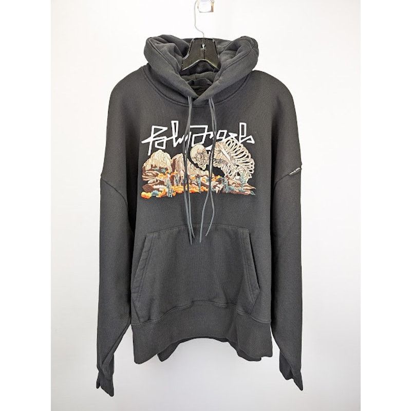 Palm Angels o1rshd1 Desert Skull Hoody Hoodie in Black / Multicolor Size US XL / EU 56 / 4 - 1 Thumbnail