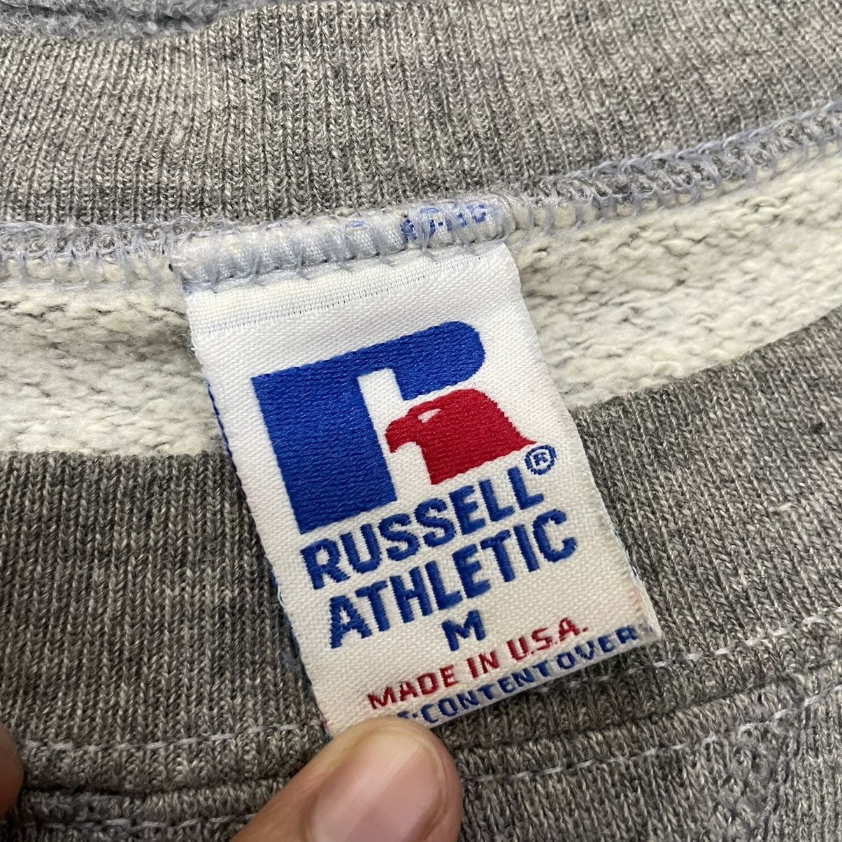 Russell Athletic × Vintage Vintage 1990s Russell Athletics Big Spellout Sweatshirt Size US M / EU 48-50 / 2 - 4 Thumbnail